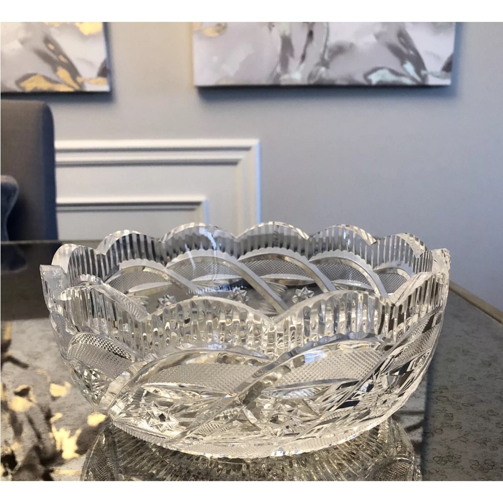 VINTAGE 70’s WATERFORD CRYSTAL HERITAGE COLLECTION BOWLClassic Pattern